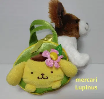 [레어] 폼폼푸딩의 백에 강아지가 들어있는 봉제 인형