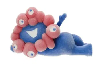 EXPO2025 미야쿠미야쿠 플로키 피규어 누워있는 포즈