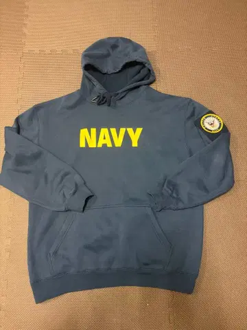 미국 해군 후드 부착 트레이닝복 다크 블루