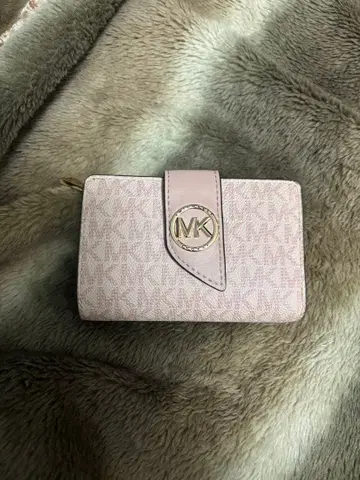 MICHAEL KORS 핑크 접이식 지갑