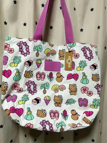 알로하 컬렉션 x 헬로키티 콜라보 토트