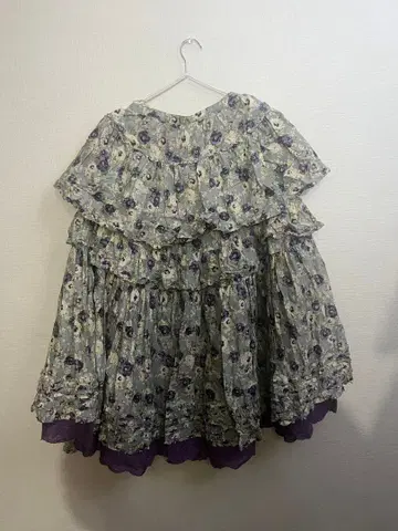 핑크하우스 팬지 패턴 캉캉 스커트