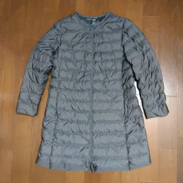 유니클로 라이트 다운 코트 XL 그레이 구형 디자인 새상품급