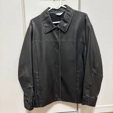 SLOBE IENA 슬로브 이에나 빈티지 라이크 페이크 가죽 자켓