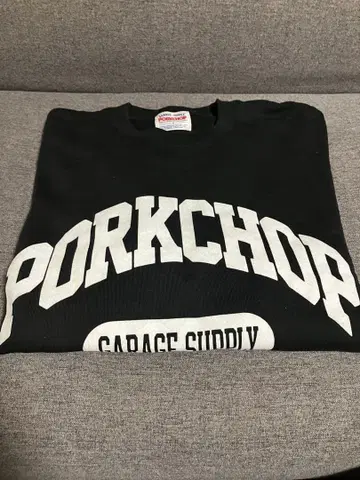 PORKCHOP 포크찹 칼리지 맨투맨 트레이닝복