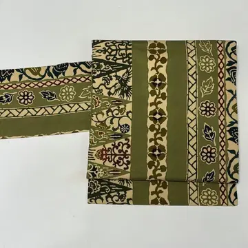 나고야 오비 홍형염 시오제 중고 말차색 so143