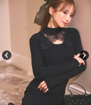 [택 포함 새상품] 미셸 마카롱 레이스 머메이드 원피스