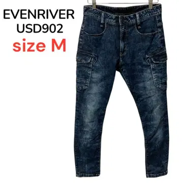 EVENRIVER 이븐리버 카고 데님 팬츠 USD902 사이즈 M
