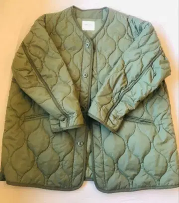 FREAK'S STORE 퀼팅 자켓 올리브 그린