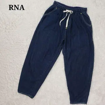 RNA 데님 허리밴딩 이지 팬츠 벌룬 팬츠 배기 팬츠 M