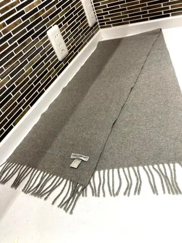 돌체앤가바나 머플러 울 그레이