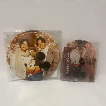 킹프리 미키 아크릴 스탠드 캔 배지 세트 King & Prince