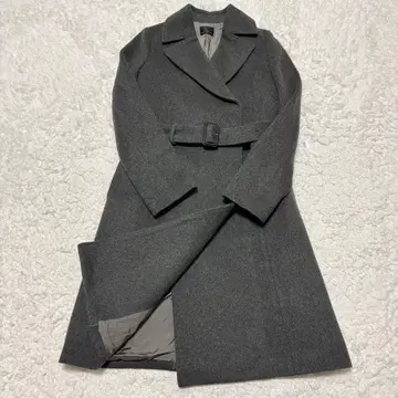 [ 컨디션 최상 ] 두지엠 클라세 울 체스터 코트 여배우 옷깃 벨트 포함