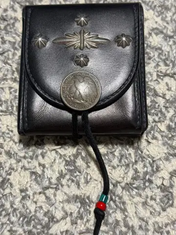 고로즈 goro's 이단 접이식 빅 지갑 블랙