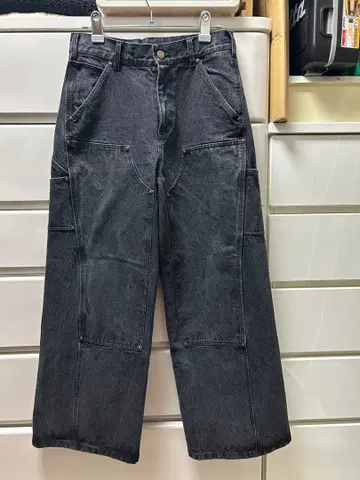 WYM DOUBLE KNEE CURVED SEEM BAGGY DENIM