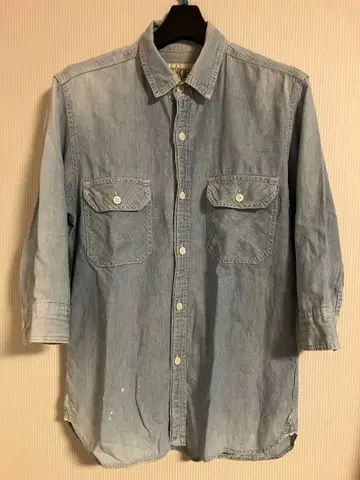 RANCHER by Schott NYC 데님 셔츠 38 남성용