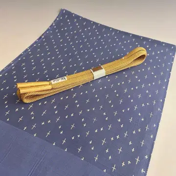 미사용 새상품!! 세련된 이가 허리띠 &  원단 오비 장식 천 2세트