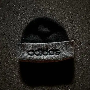 adidas 아디다스 90s 비니 니트 모자 그레이 블랙