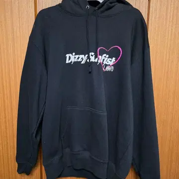 Dizzy Surfist LOVE 후드티 블랙