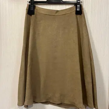 베이지 플레어 스커트 INDIVI