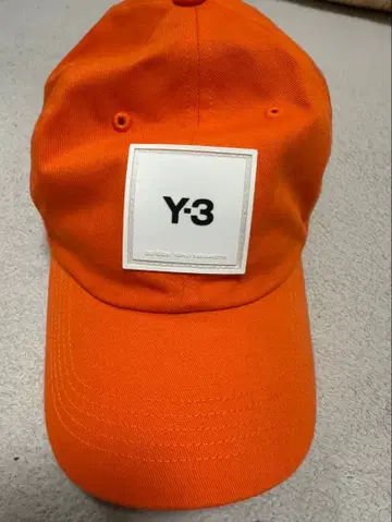 Y-3 오렌지 캡 조정 가능