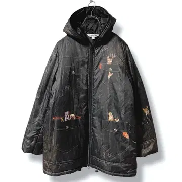 새상품급 전사 프린트 KUNIO COLLECTION 패딩 자켓 코트 M