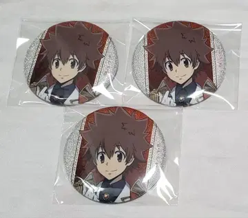 가정교사 히트맨 REBORN! 츠나 글리터 캔뱃지 화이트 의상 리본