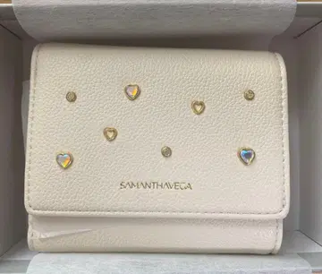 SAMANTHAVEGA 3단 폴더형 지갑 비쥬 플래터