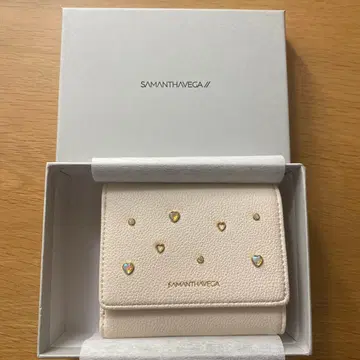 SAMANTHAVEGA 3단 폴더형 지갑 비쥬 플래터