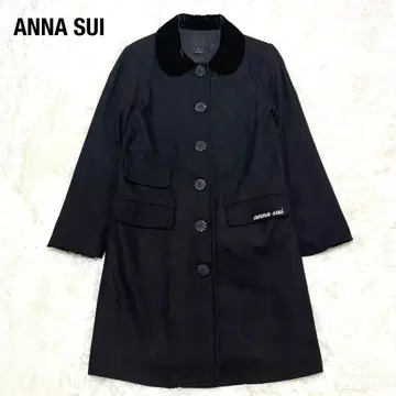 [ ANNA SUI ] 안나수이 롱 코트 미국제 블랙 사이즈 2 M