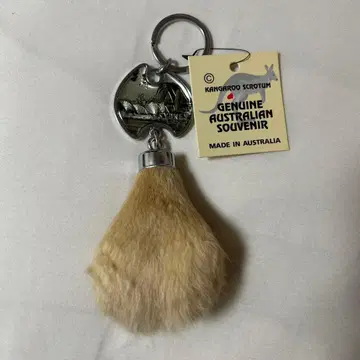 캥거루 금색 키링