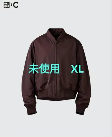 UNIQLO 미사용 보머 자켓 와인 XL