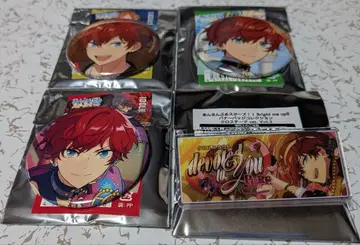 앙상블 스타즈!! ALKALOID 아마기 히이로 배지 4개 세트