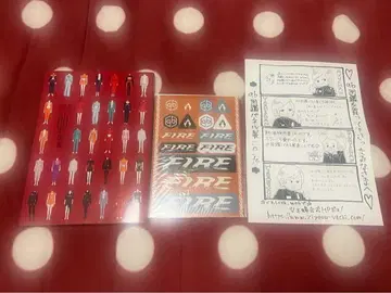 qb 도감 여왕벌 아브짱 폴라로이드 FIRE 스티커