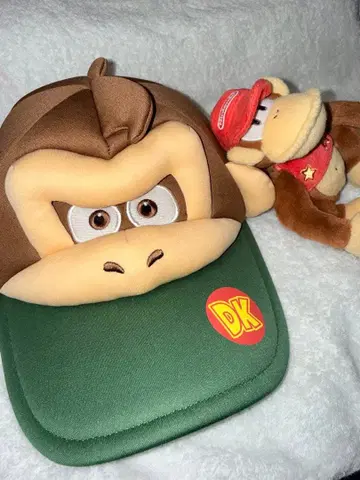 돈키콩 캡 디디콩 봉제 인형 세트