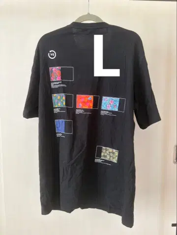 Y-3 블랙 오버사이즈 티셔츠