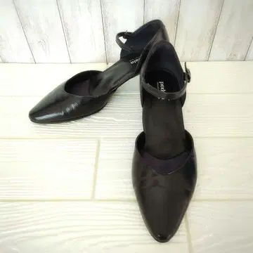 앵클 스트랩 펌프스 블랙 23 cm EE pedala