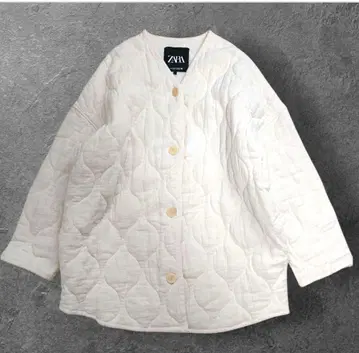 ZARA/자라 오버 사이즈 퀼팅 코트 USA 사이즈 S~M