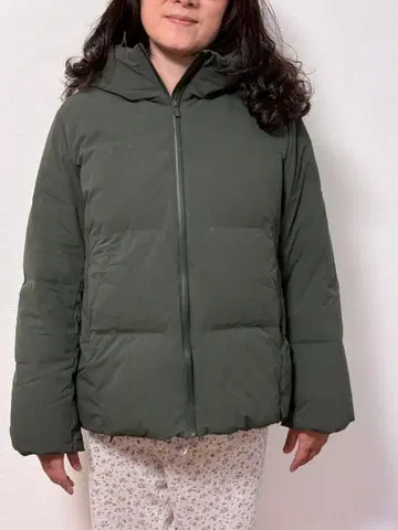 올리브 그린 다운 자켓 UNIQLO XL