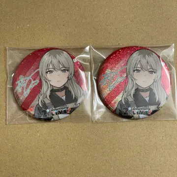 걸즈밴드클라이 2nd Anniversary 캔뱃지 카와라기 모모카 사인