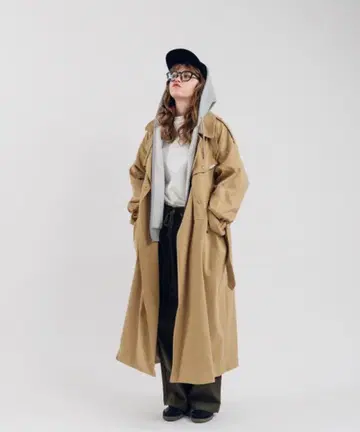 MUHET 뮤에타 트렌치코트 롱 기장