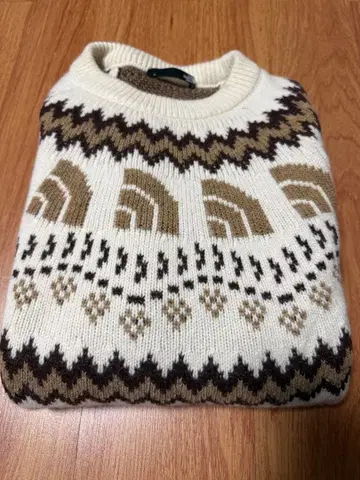 THE NORTH FACE 노르딕 무늬 스웨터 M