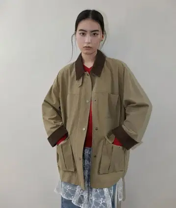 KIIMUIR 코튼 자켓 베이지