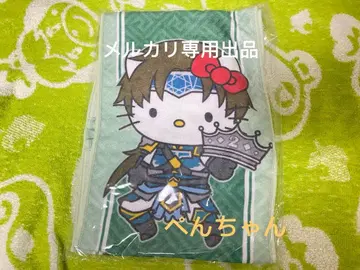 새상품 진 삼국무쌍 x HELLO KITTY 조운 타월 도쿄 게임쇼