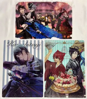 G 판타지 블랙 집사 클리어 파일 클리어 책받침