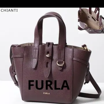 FURLA NET 미니 토트백 퍼플