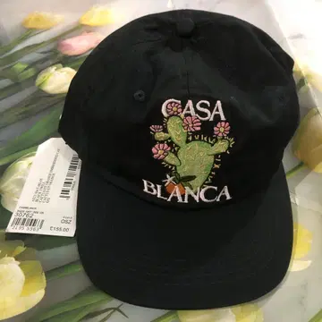 택 포함 Casablanca Tennis Club 캡 Black