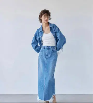 알리시아스탠 데님 스커트 MP