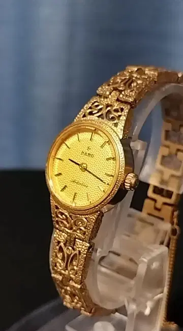 라도 수동 와인딩 여성 손목시계 빈티지 작동품