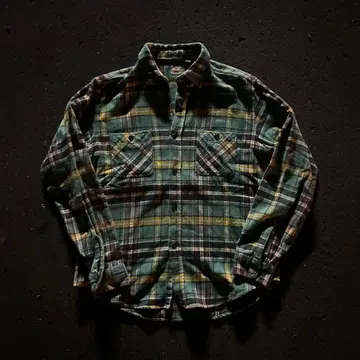 슈가케인 SUGAR CANE 헤비 플란넬 셔츠 아메카지 체크 셔츠